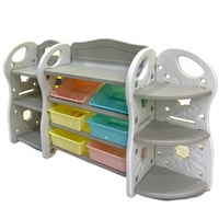 دولاب ورفوف تخزين الالعاب والكتب 49*42*93 سم