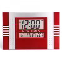 ساعة حائط اسود 19*29 سم KENKO KK-5850