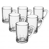 طقم بيالات شاي زجاج 6 قطع 95 مل MAS8390