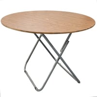 طاولة خشب مدور 100 سم 634618