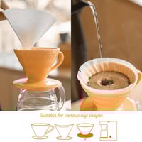 ورق فلتر ترشيح قهوة ابيض مقاس 02 ( 2-4 كوب ) 40 حب...