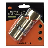 قفل داخلي مع مقبض ذهبي 60 ملم LAWAZIM K20825