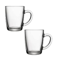 طقم أكواب زجاج كوبين 340 مل pasabahce 55531