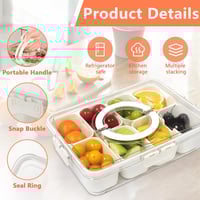 حافظة طعام مقسم بلاستيك LM150-40