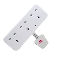 توصيلة كهربائية 3 مقابس 2500 واط SAFETY SF-8803