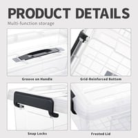 صندوق تخزين بلاستيك 20 لتر JO-1101