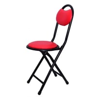 كرسي جلد قابل للطي 0760467