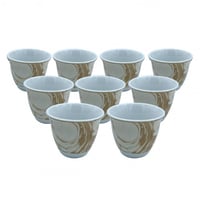 طقم فناجيل زجاج 9 قطع MOSTAFA CO 640240