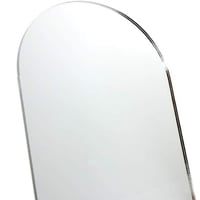 اكريليك شفاف مقوس مع قاعدة - بمقاسين