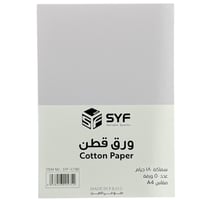 ورق قطن 180 غرام 50 ورقة SYF-C180 A4