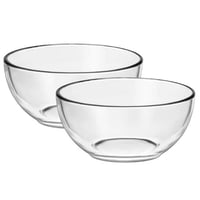 زبدية زجاج 6.9 انش قطعتين MAS8334