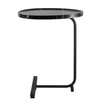 طاولة خدمة جانبية خشب رخامي أسود ASL-7386