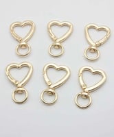 اكسسوارات قلب للريزن 6 قطع