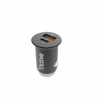 شاحن سيارة أسود بقوة 30 واط اكتيف Active