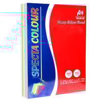 ورق متعدد الإستخدامات ملون 100 ورقة 180 جرام NOOR-...