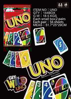 لعبة ورق اونو AJ9787X-3