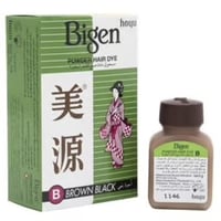 بيجون مسحوق مادة صبغة شعر أسود بني Bigen