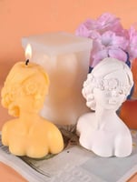 قالب ريزن شمعة بتصميم امرأة