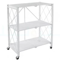 رف تخزين قابل للطي متعددة الوظائف 3 ارفف 92*40*10...