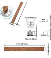 فتيل خشب طبيعي