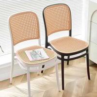 كرسي بلاستيك أبيض LM210-222