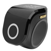 خاتم تسبيح ذكي لون أسود 01443