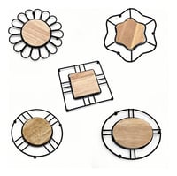 قاعدة عازل حرارة حديد وخشب 2B0306-5