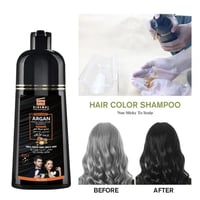 نيترو سينما صبغة شعر بزيت الارجان لون اسود طبيعي 4...