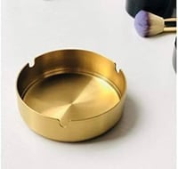 طفاية سجائر ستيل ذهبي AH-424-G1