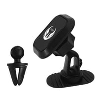 حامل جوال للسيارة مغناطيس 2 في 1 للوحة القيادة ولف...