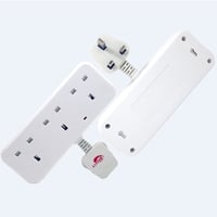 توصيلة كهربائية 3 مقابس 2500 واط SAFETY SF-8803