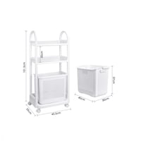 سلة متعددة الاستخدام بكفرات 3 دور