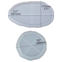 قالب ريزن طقم 2 صحن كبير