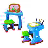 طاولة وكرسي وسبورة تعليمية 2 في 1