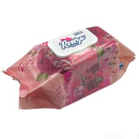 مناديل مرطبة بعطر الورد 160 منديل رونزا Rowsa