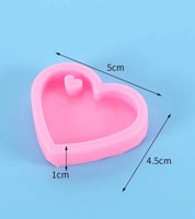 قالب ريزن شكلٍ قلب صغير