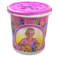 سطل مكعبات البناء 32 قطعة