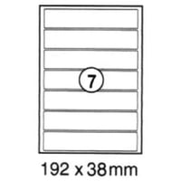 ورق ستيكر لاصق ابيض مطفي 100 ورقة Xel-lent LFL0016...