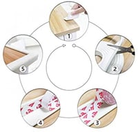 شريط واقي للأبواب والزوايا الحادة - 2 متر