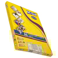 ورق ستيكر لاصق مطفي ابيض 100 ورقة XEL-LENT LFL0003...