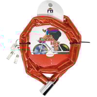 قفل دراجة مع مفتاحين 4.5*90 سم MOSTAFACO 643675