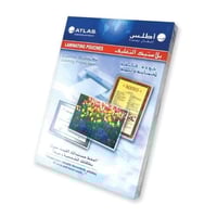 ورق تغليف حراري 100 حبة 125 ميكرون مقاس ATLAS A4