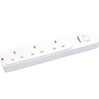 توصيلة كهربائية 3 منافذ بطول 3 متر 3250 واط - امبك...