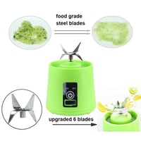 خلاط مع مطارة زجاج رياضي شحن يو اس بي 380 مل 2000...