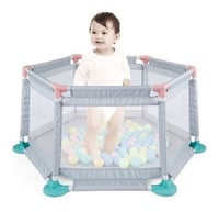 سياج امان للاطفال 10 كور - 48*50.5*115 سم