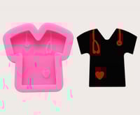 قالب ريزن بتصميم قميص طبيب