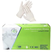 قفازات لاتيكس 100 قفاز مقاس AFS L