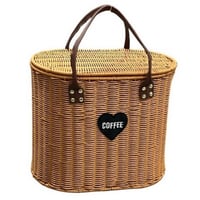 سلة ترامس خوص للرحلات 544786 - بني فاتح