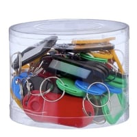 ميدالية بلاستيك 5 الوان 21 حبة