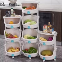 عربة تنظيم 3 طبقات Home Ezz HE6529-2